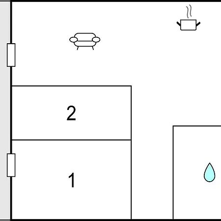 アパート Two-bedroom In *